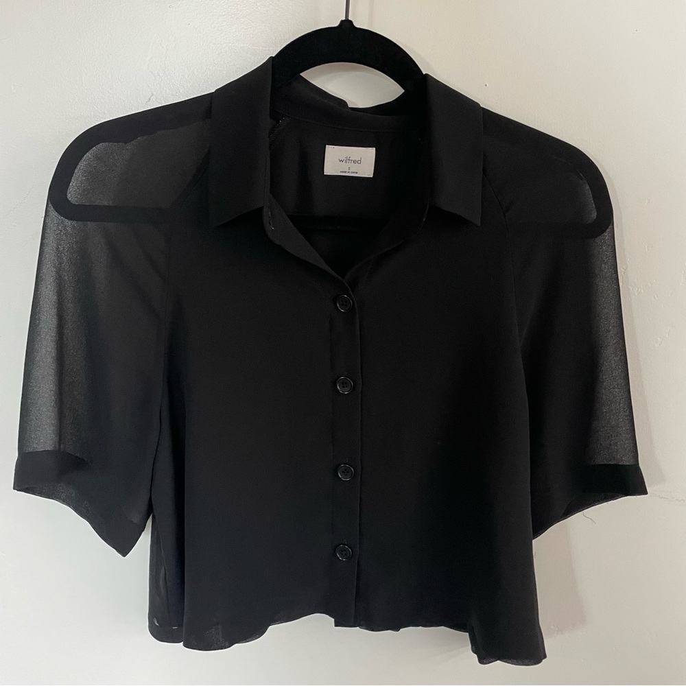 Aritzia Wilfred Black top